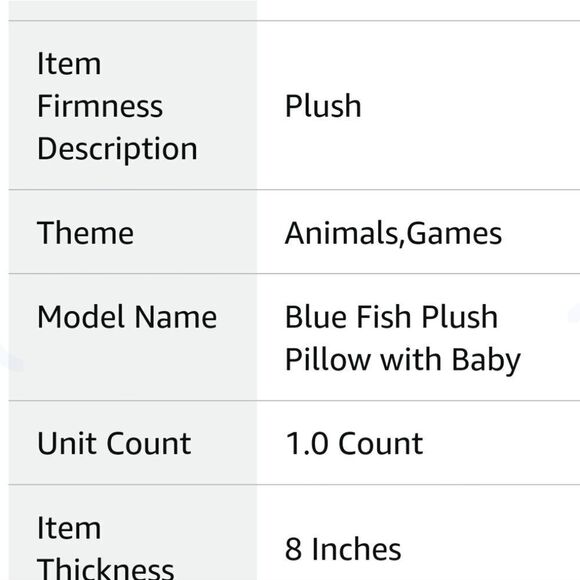 Fish Plush Pillow - Picture 6 of 6